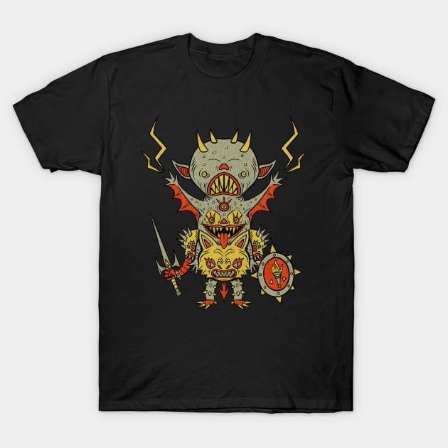 Demon Totem T-Shirt by rudyfaber